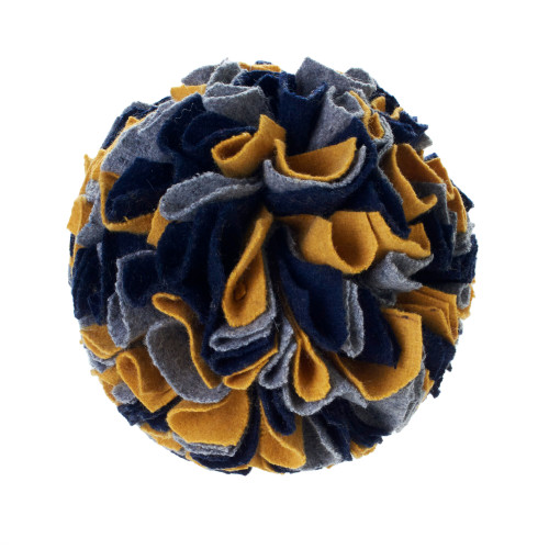 狗玩具 Sniffle Ball Eiby，蓝色/灰色/黄色