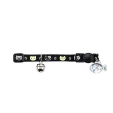 Cat Collar Krokom, Black